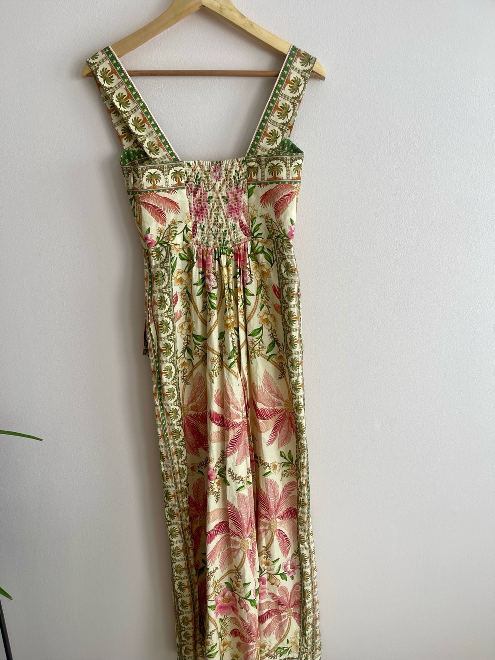 Farm Rio Palm Dream Strappy Jumpsuit XXS - Picture 5 of 7